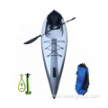 Outdoor Sports New Arrival V Bottom Folding Kayak Single Seat Portable Foldable Canoe Inflatable Solo Kayak For sale